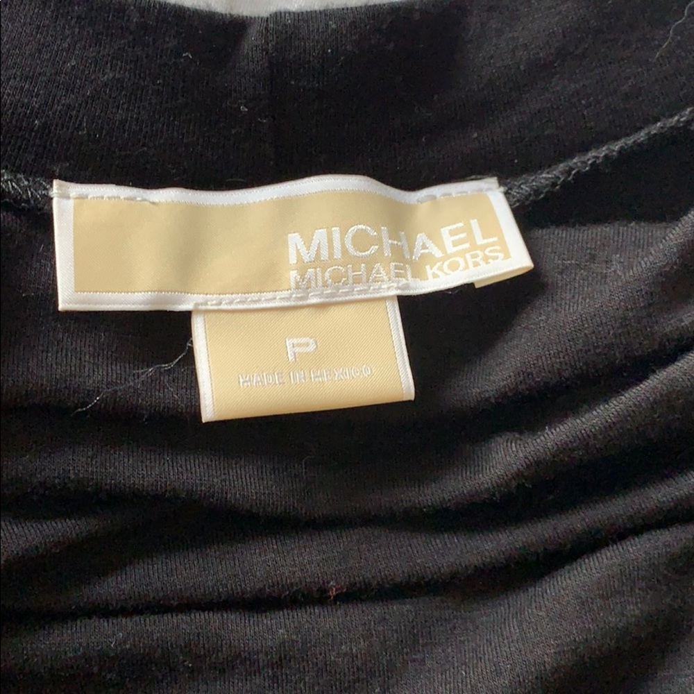 Black form fitting Michael Kors dress